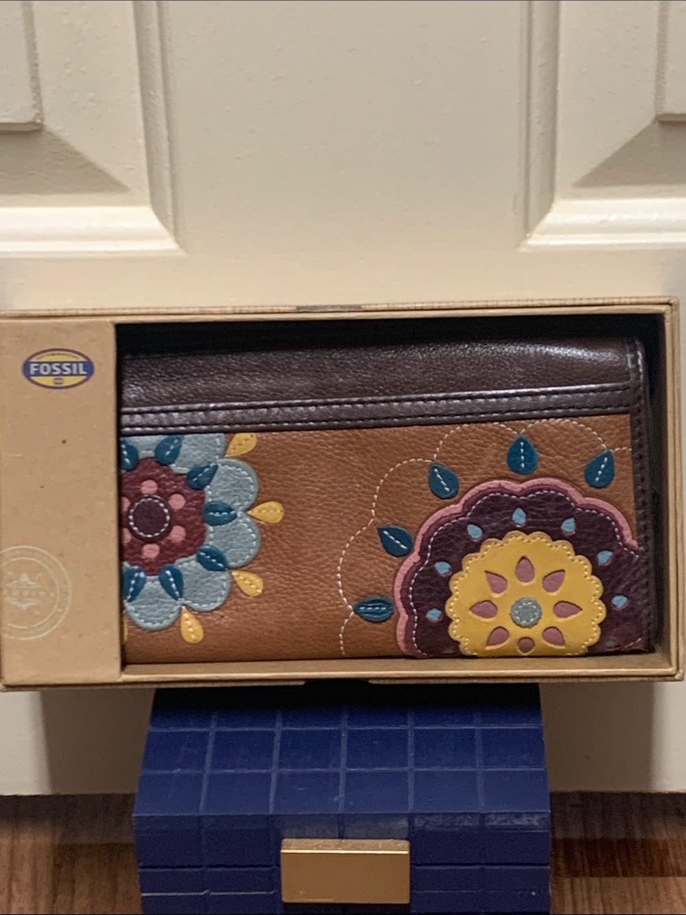 Fossil Vintage Boho Leather Wallet